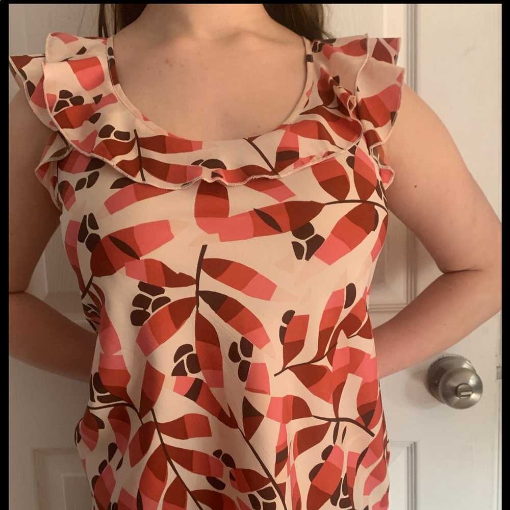 Cute, ruffly Banana Republic top